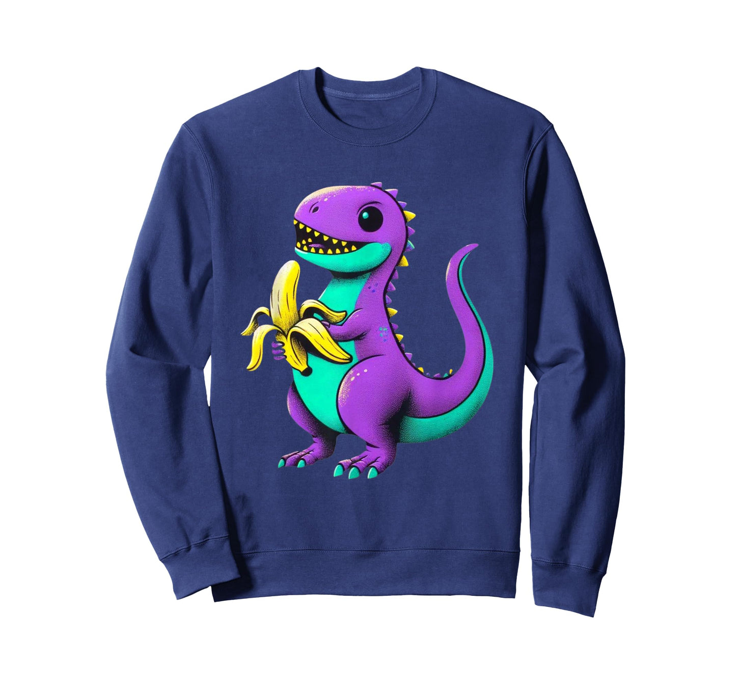 Funny Thesaurus Dinosaur eating a banana T-Shirt