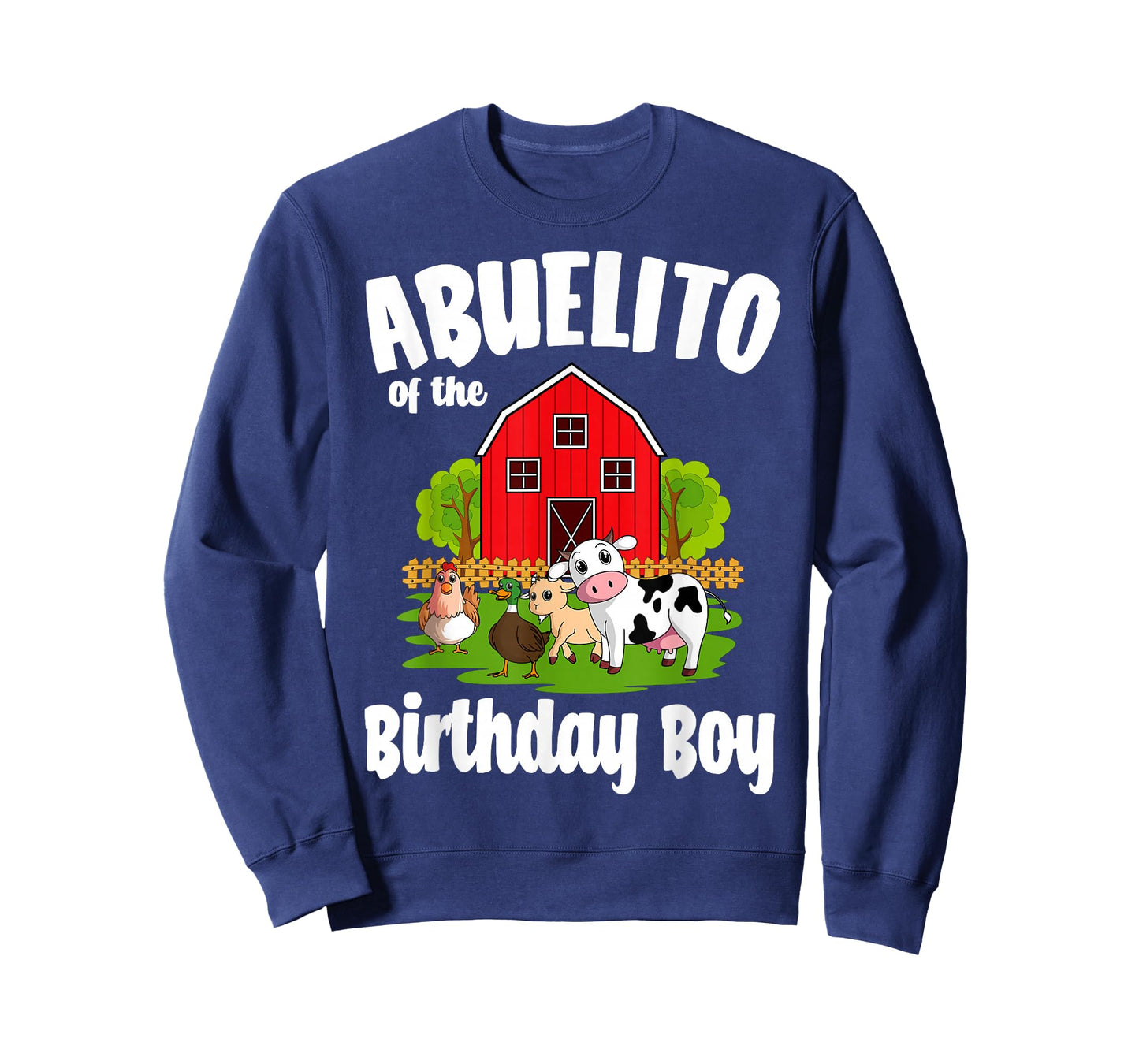 Abuelito Of The Birthday Boy Farm Animal Bday Party T-Shirt