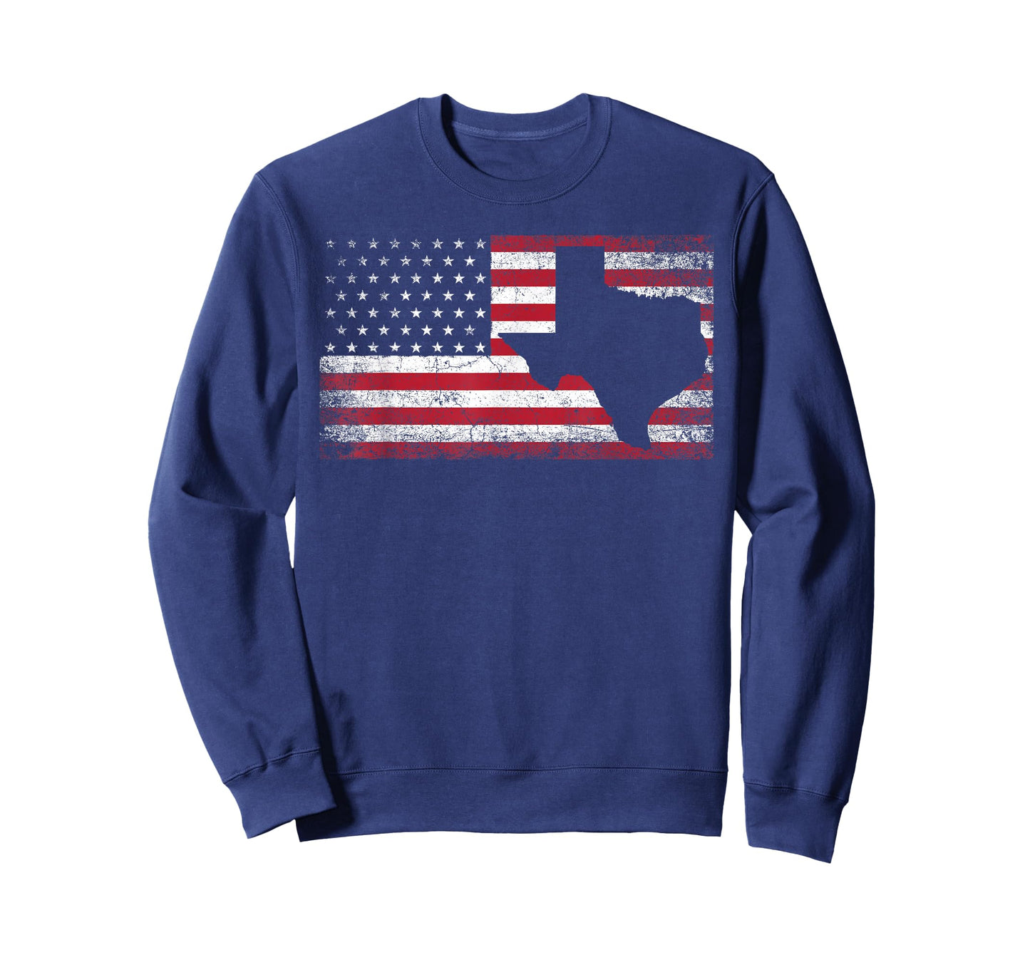 American Flag Texas 4th of July Vintage Gift Men Women Retro T-Shirt Small