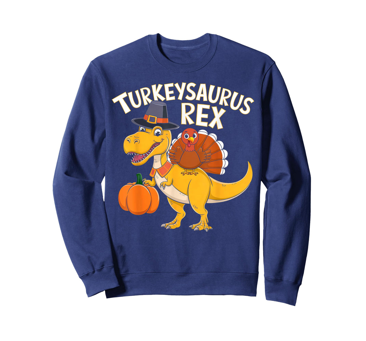 Kids Thanksgiving Shirts For Boys Toddler Turkeysaurus Rex T-Shirt