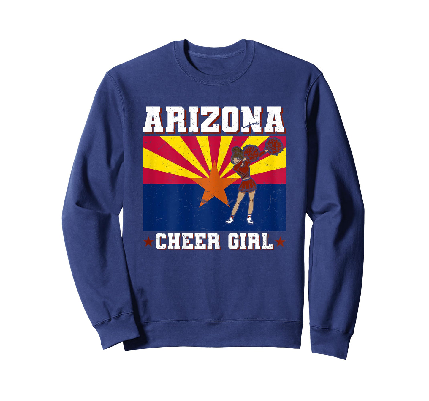Cheerleading Teen Dabbing Cheerleader Graphic Arizona T-Shirt