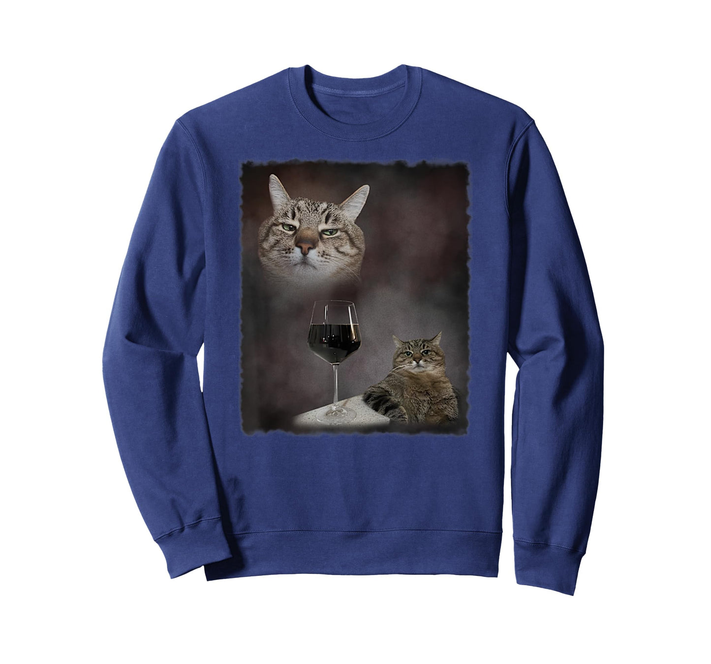 Funny Vintage Wine Cat Animal Meme 90s Sarcastic Retro Gift T-Shirt for Men Women