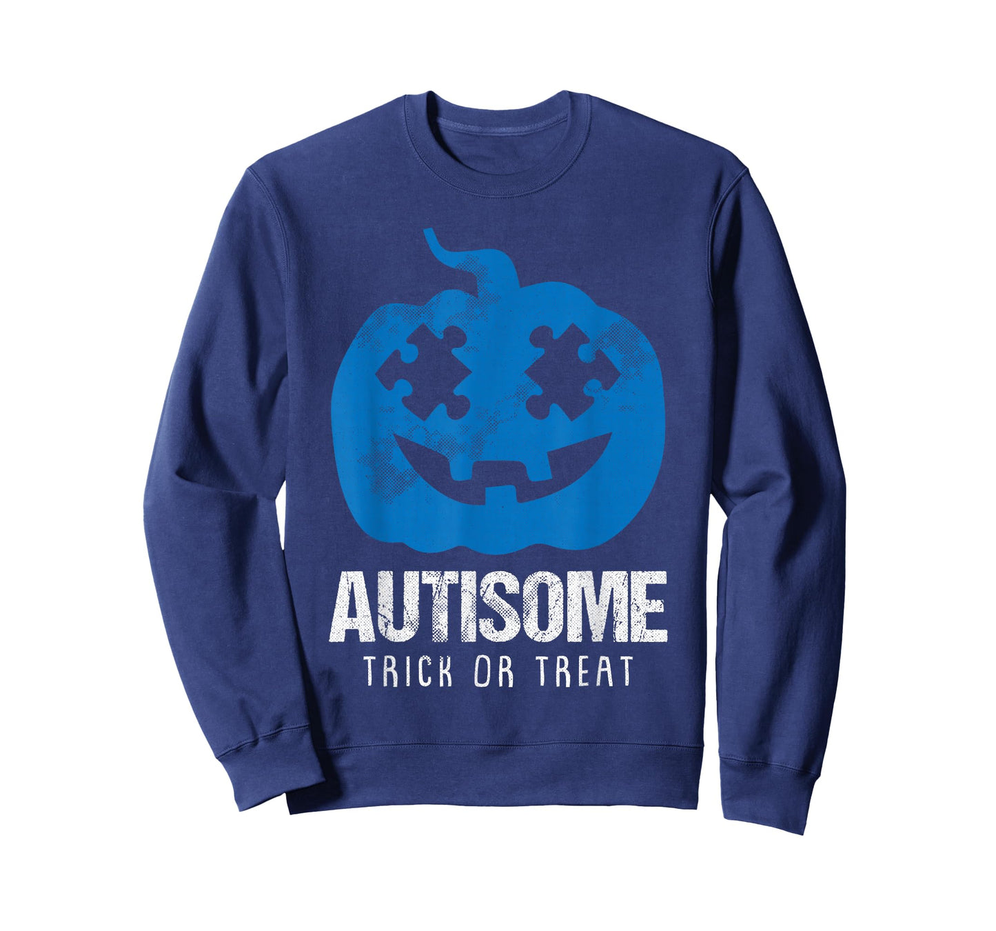 Autisome Lazy DIY Halloween Costume Autism Trick Or Treat T-Shirt