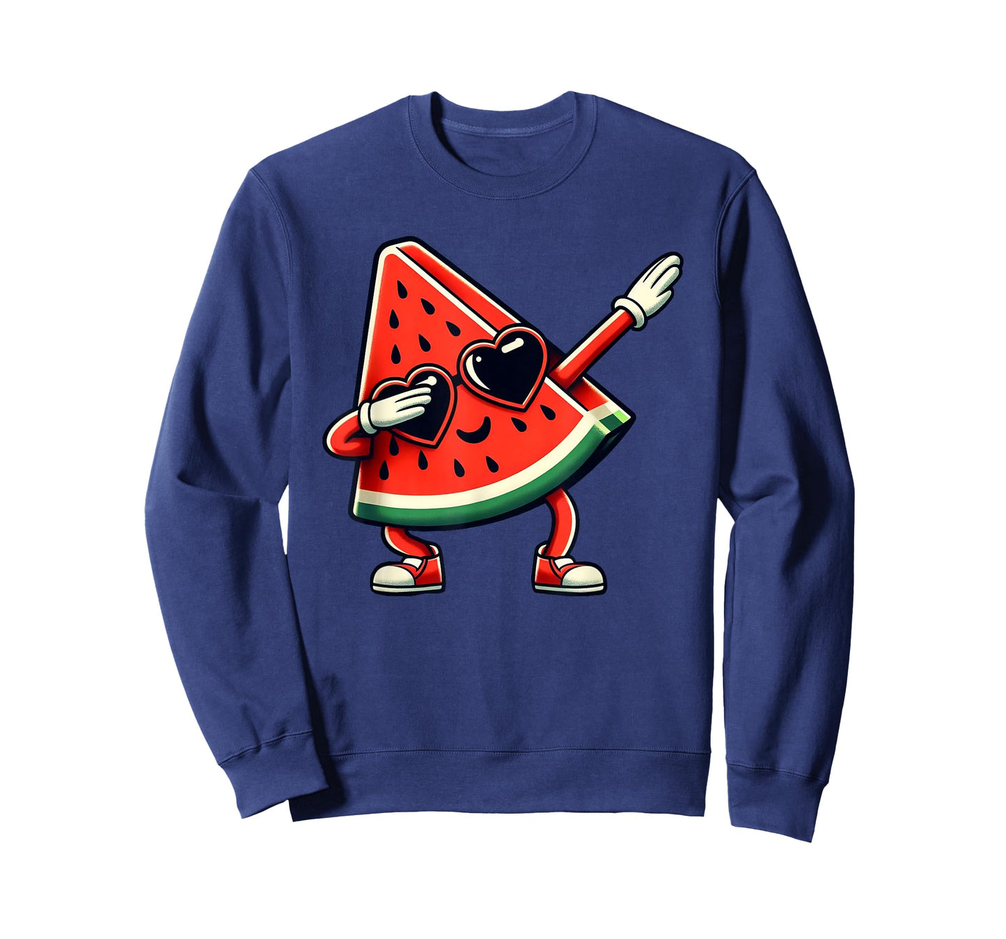 Dabbing Watermelon Kawaii Dab Summer Fruit Melon Lover T-Shirt