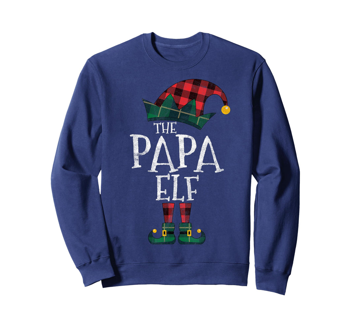 The Papa Elf Matching Family Group Gift Funny Christmas Xmas T-Shirt