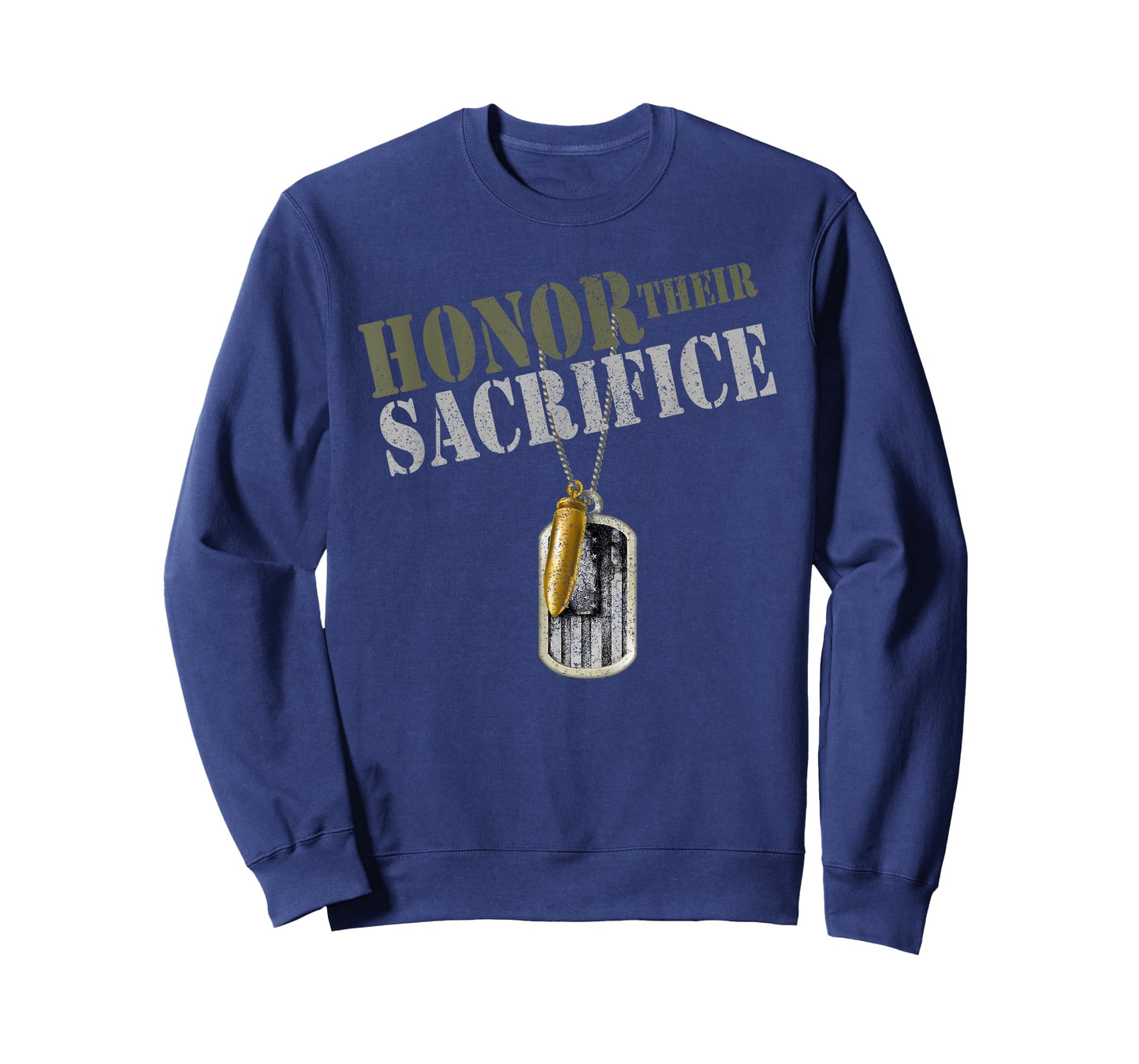 Honor Their Sacrifice Army Veteran Design T-Shirt