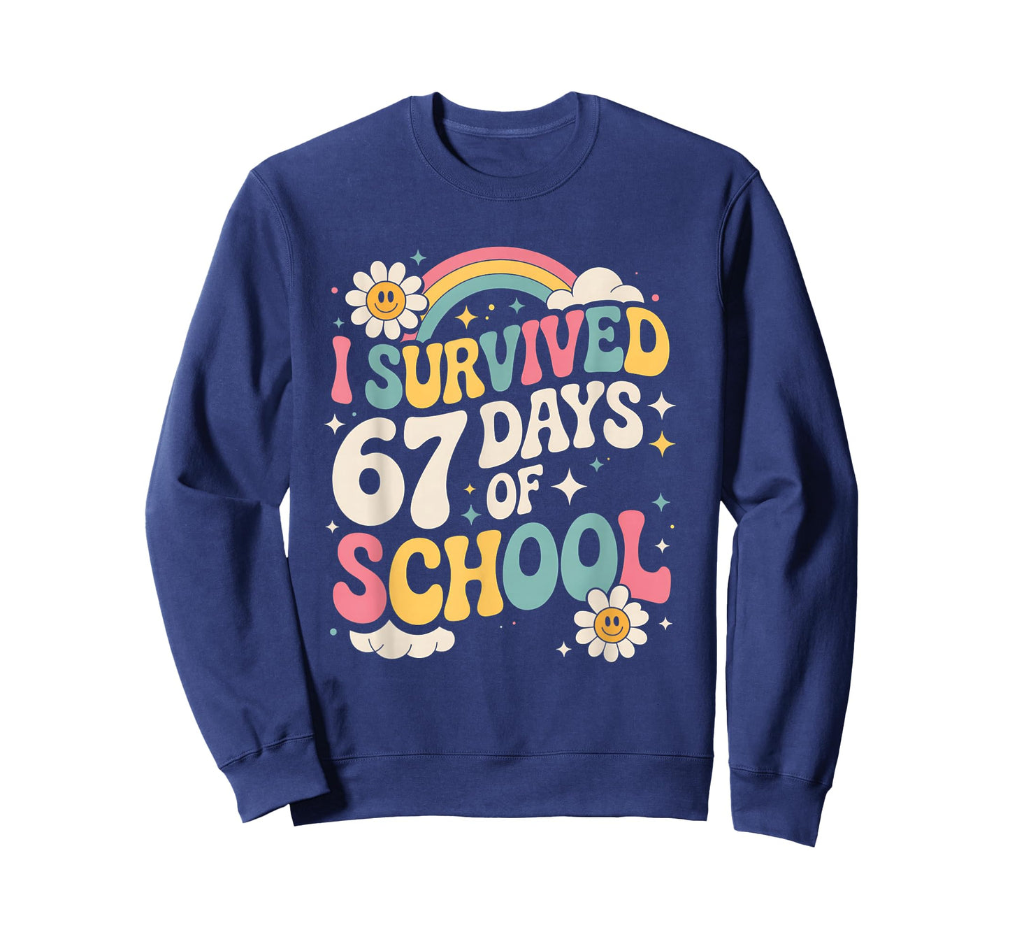 I Survived 67 Days of School Funny Six Seven 6 7 Meme T-Shirt