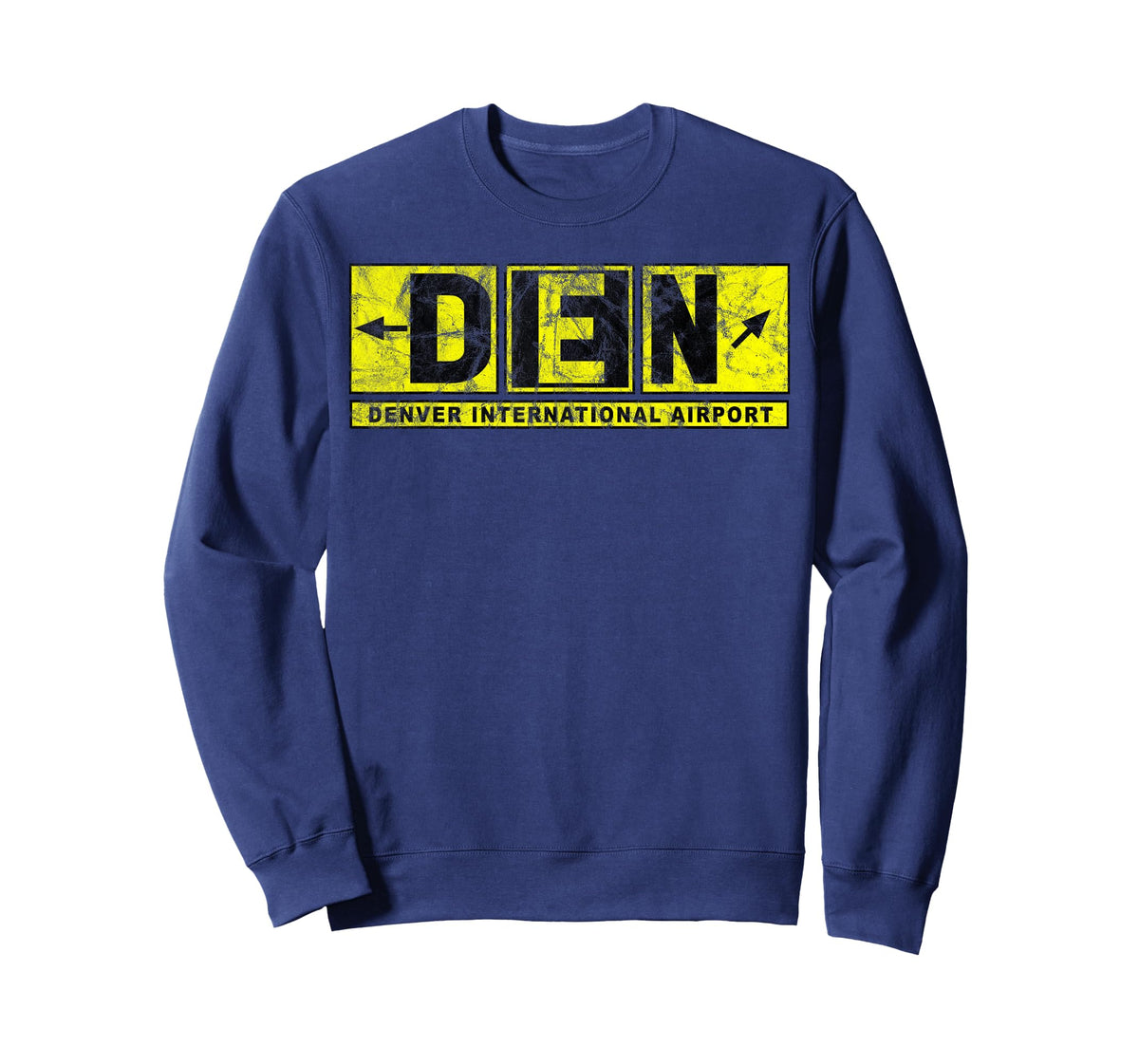 DEN Denver International Airport Taxiway Sign Pilot Vintage T-Shirt