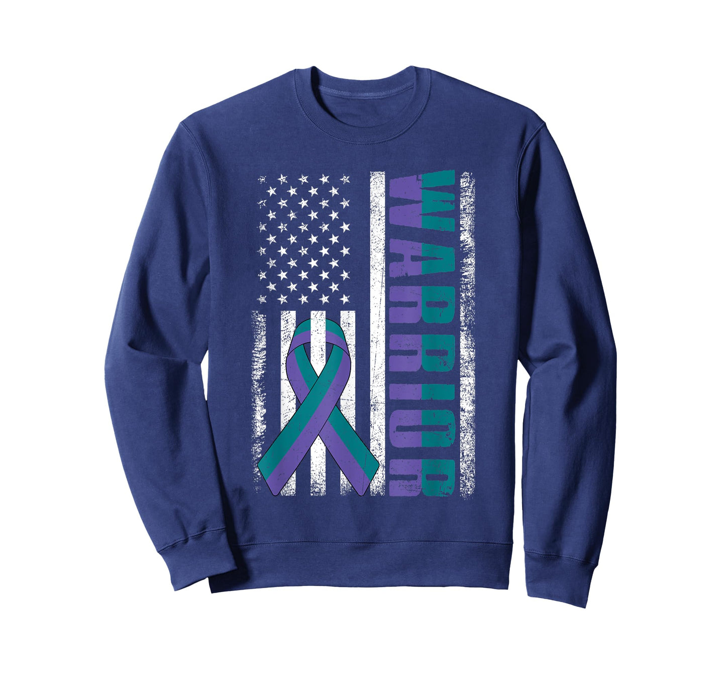 Anal Cancer Awareness Day Warrior American Flag T-Shirt for Women Men