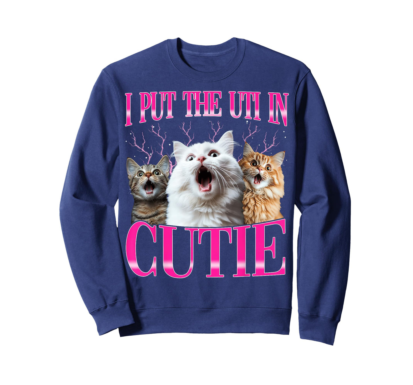 I Put The UTI In Cutie Cat T-Shirt for Men Women