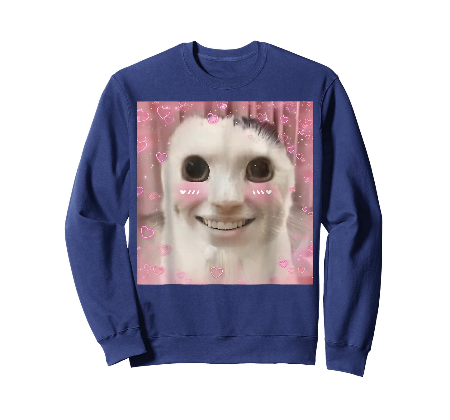 Goofy Ahh Cat Meme Dank Cursed Weirdcore Funny Dank Meme T-Shirt