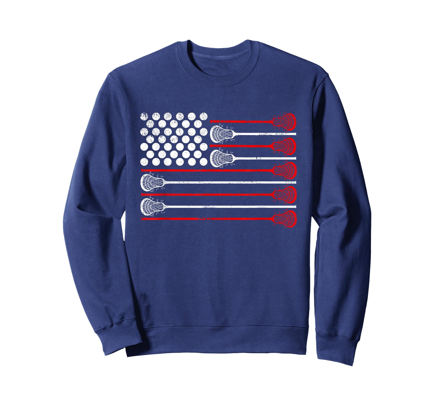 Lacrosse USA Flag Lax T-Shirt