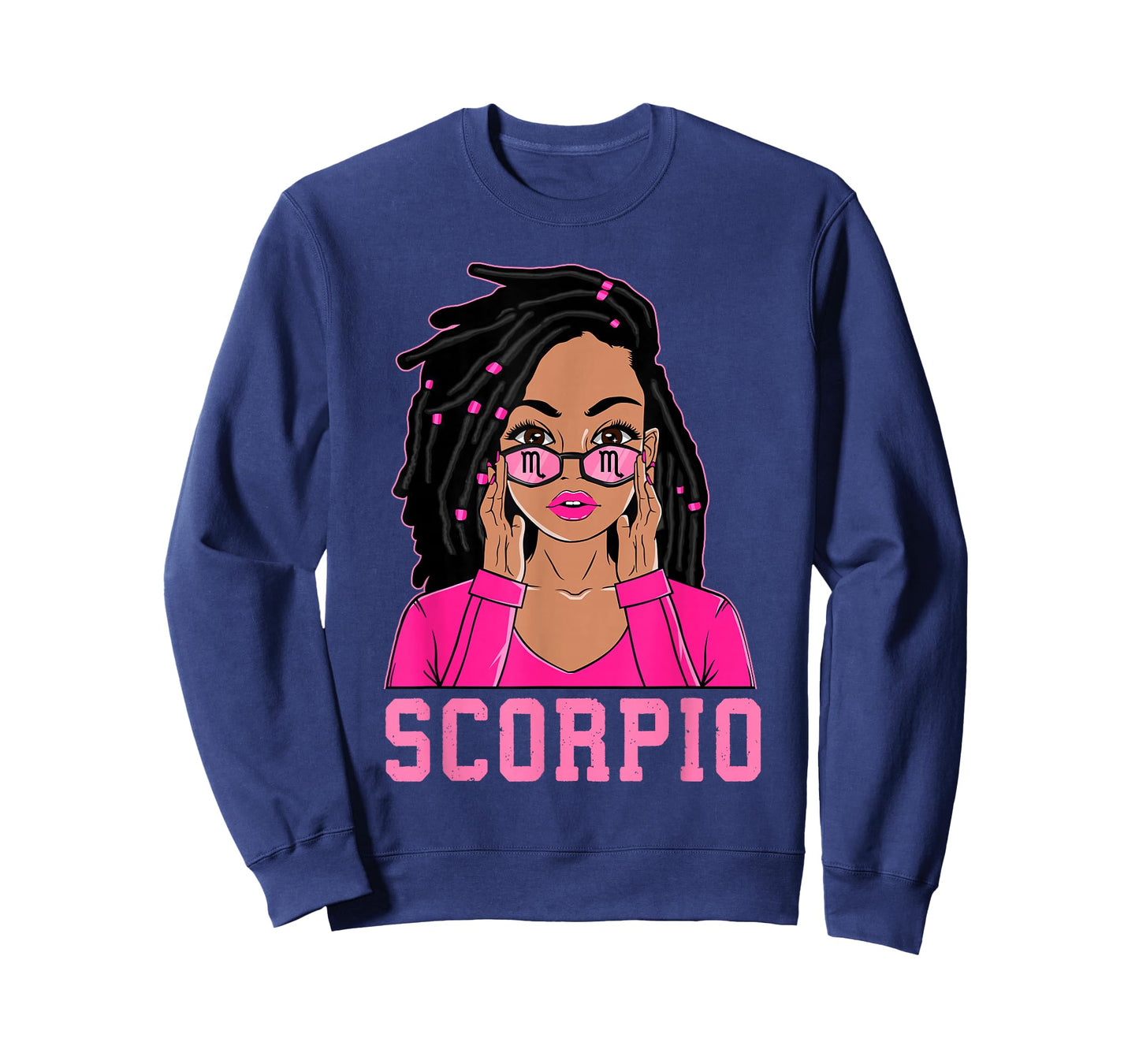 Scorpio African American Loc'd Black Woman Zodiac T-Shirt