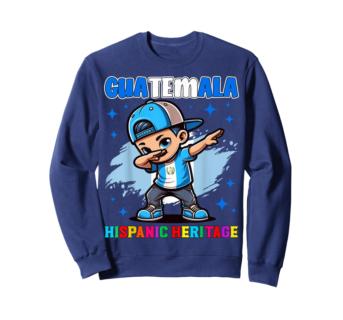 Guatemala Dabbing Kid Hispanic Heritage Celebration for Kids T-Shirt