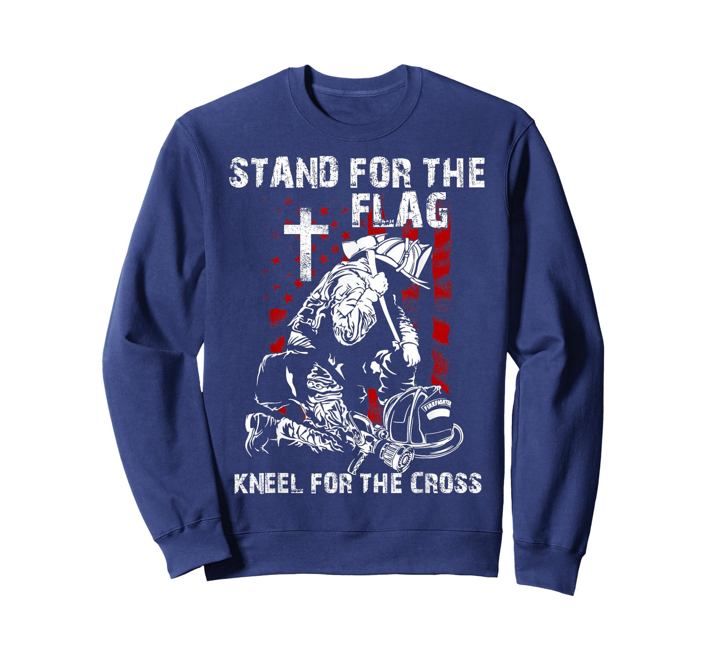 I Stand for the Flag and Kneel for the Cross Shirt USA Flag T-Shirt