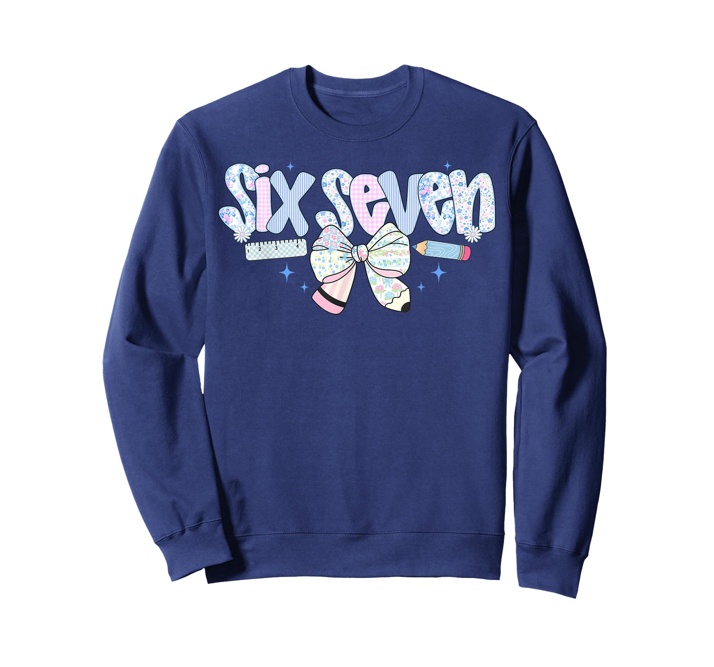 Funny Six Seven 6 7 Meme 67 Teacher Shirt for Women Girl T-Shirt