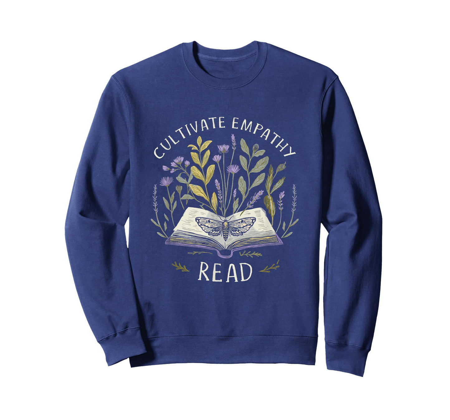 Cultivate Empathy Read Flowers for Kids, Women, Men Bookish T-Shirt