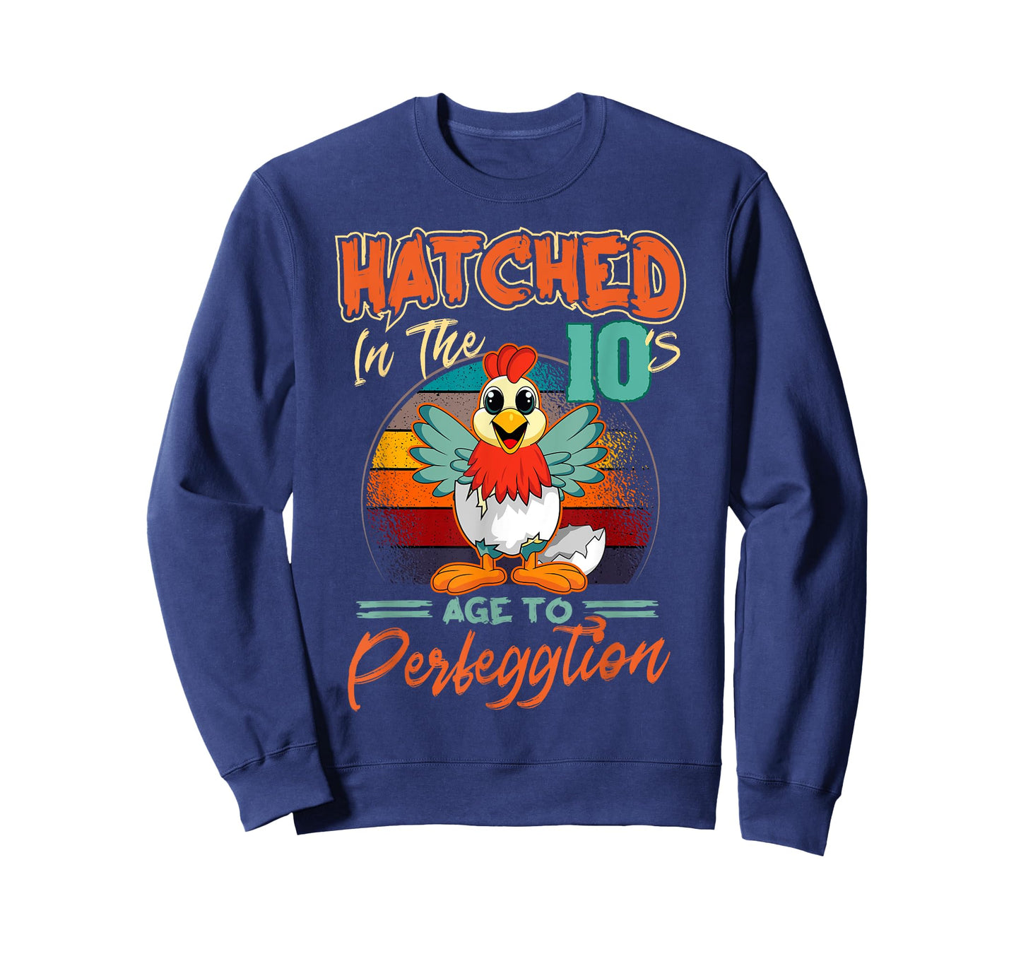 Chicken 10th Birthday Perfeggtion Chick Barnyard Farm Barn T-Shirt