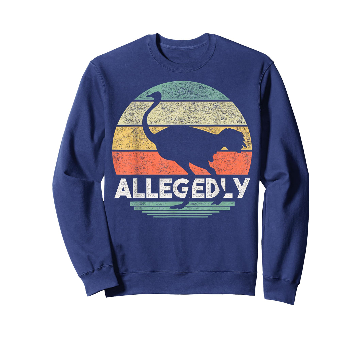 Allegedly Ostrich T Shirt Funny Bird Lover T-Shirt