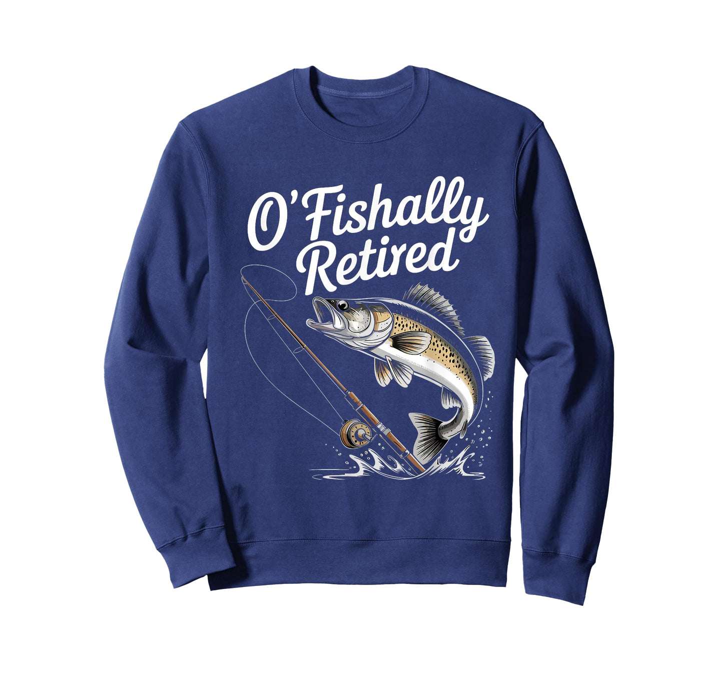 Ofishally Retired Fishing Retirement Finshing for Men Dad T-Shirt