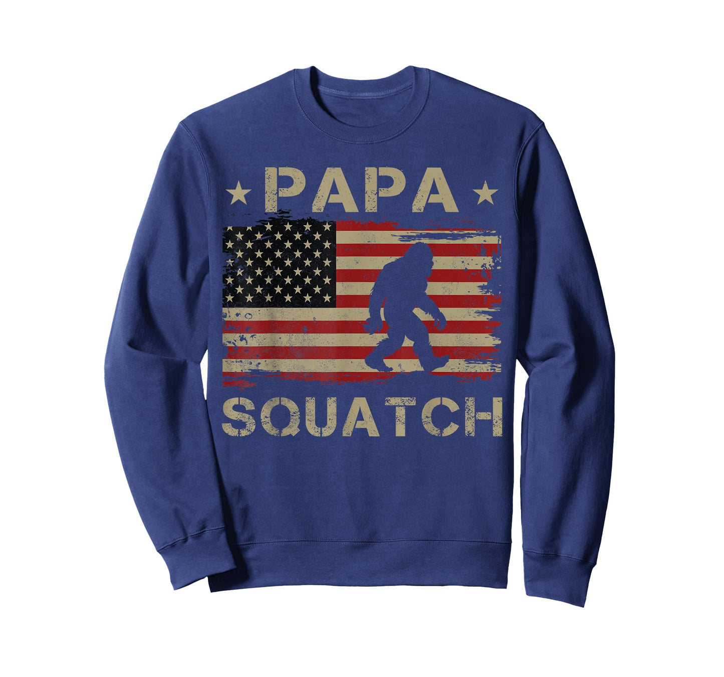 Papa Squatch Bigfoot Sasquatch Papasquatch Father's Day Men T-Shirt