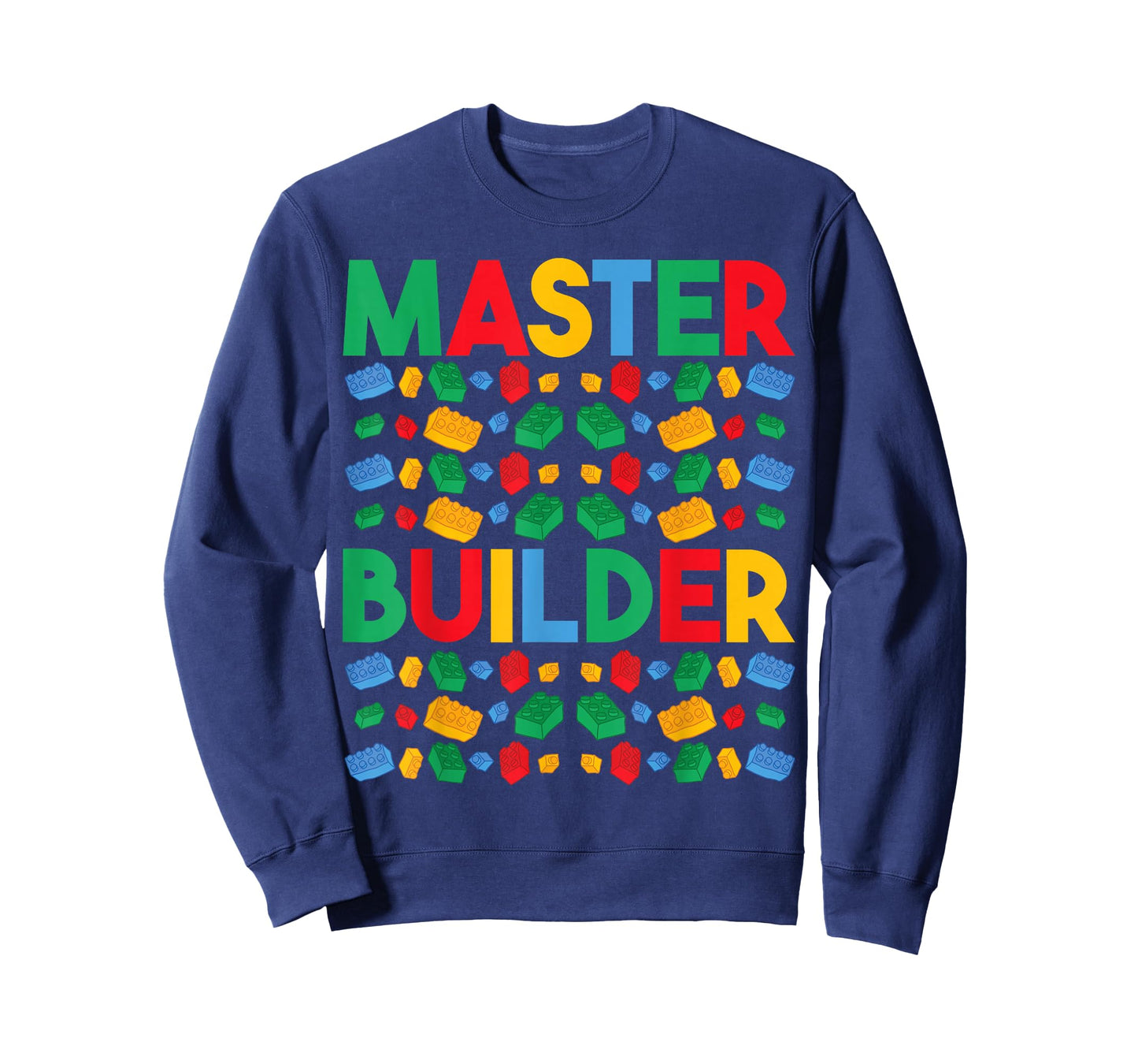 Master Builder Funny Building Blocks Gifts For Boys Kids Men T-Shirt