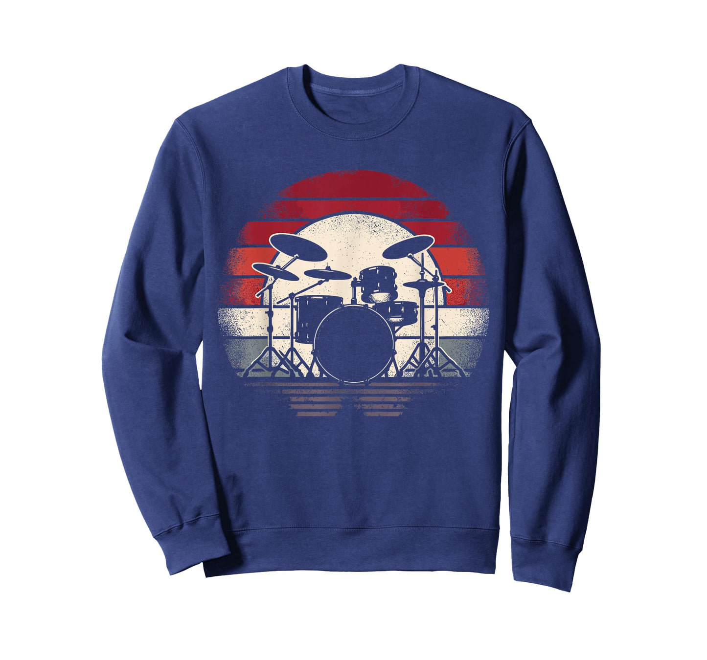 Drums Drummer Band Drumset Retro Vintage Drum T-Shirt