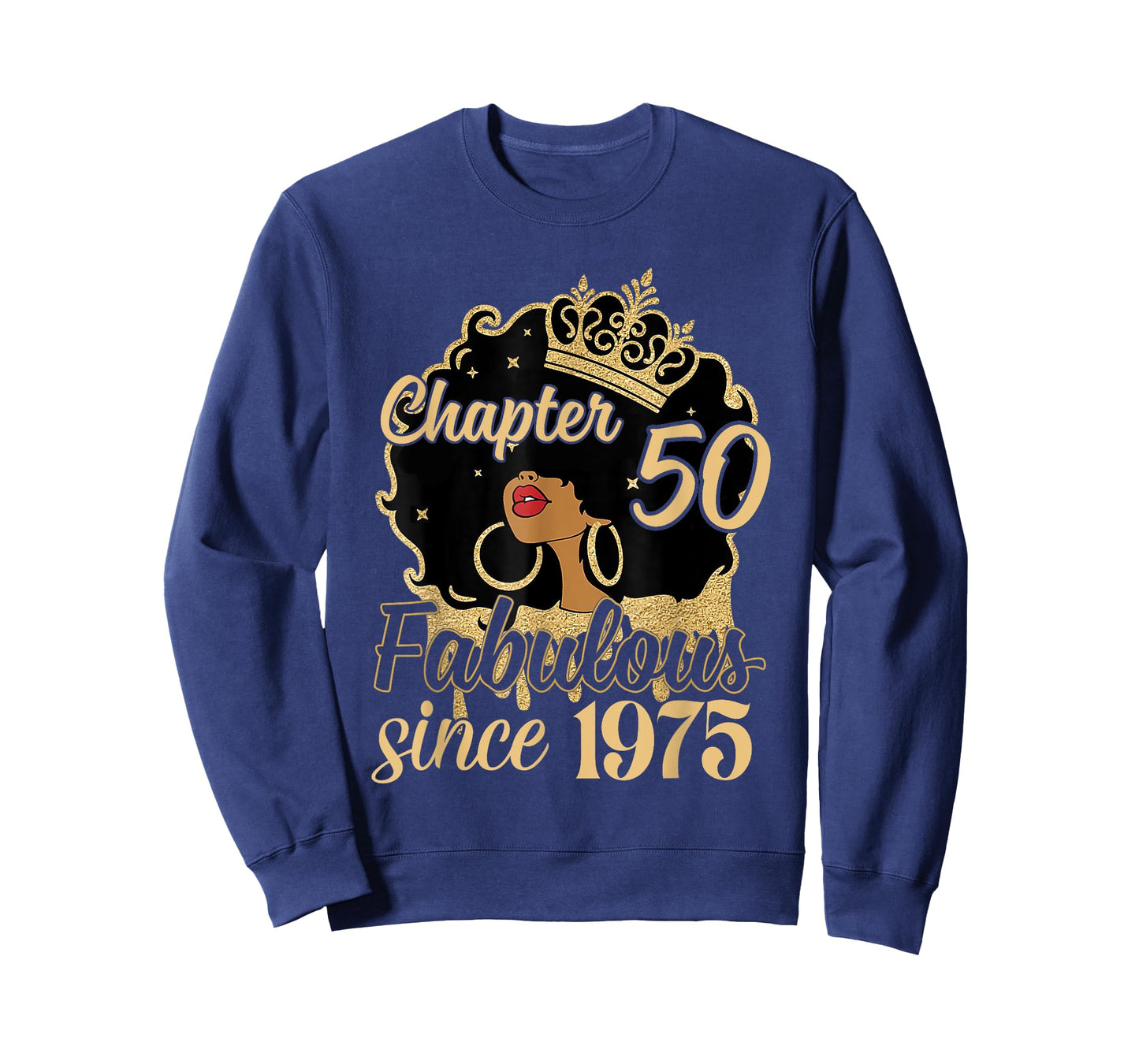 Chapter 50 Fabulous Since 1975 50th Birthday for Girls Women T-Shirt