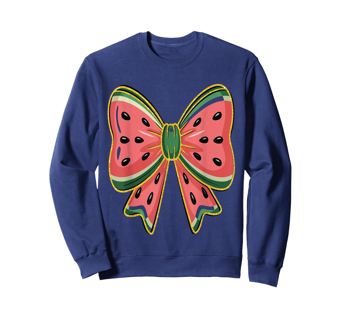 Coquette Watermelon Bow Shirt Cute Summer Cold Fruit Graphic T-Shirt