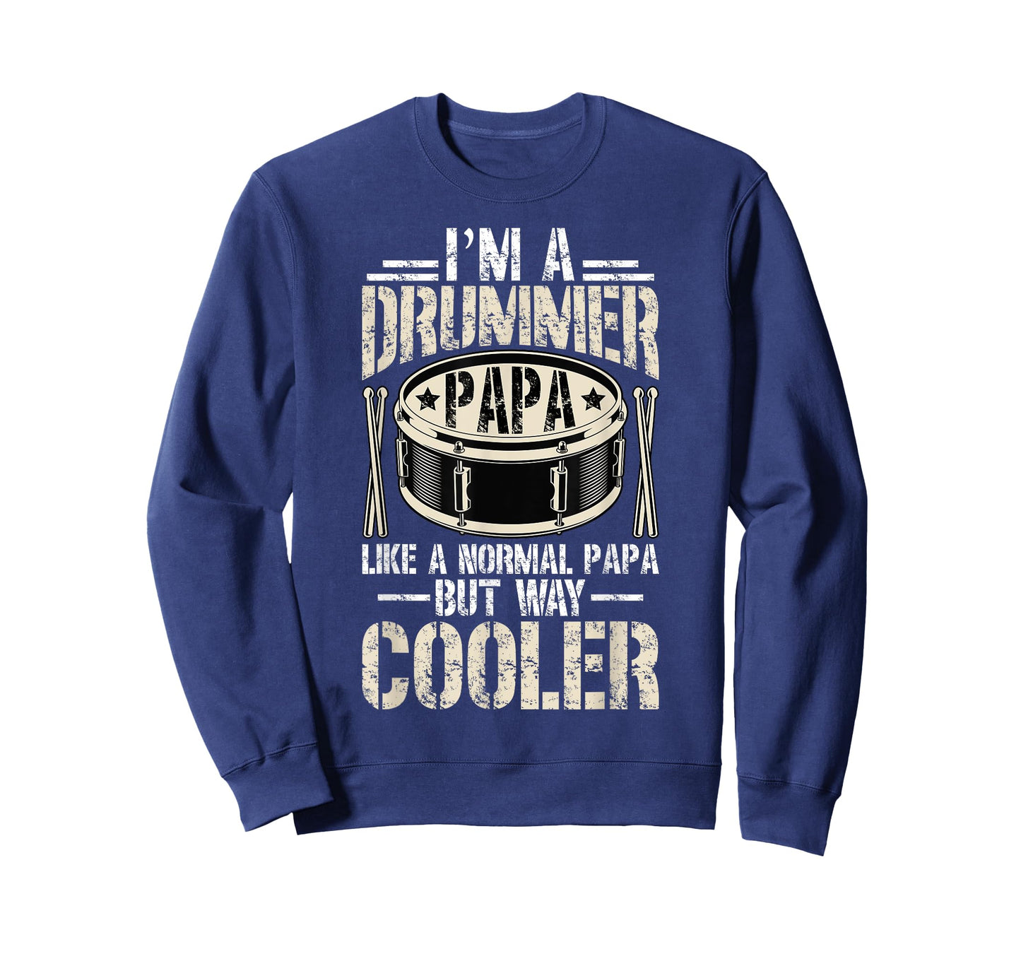 I'm A Drummer Papa Drum Papa Drummer Papa Grandpa T-Shirt