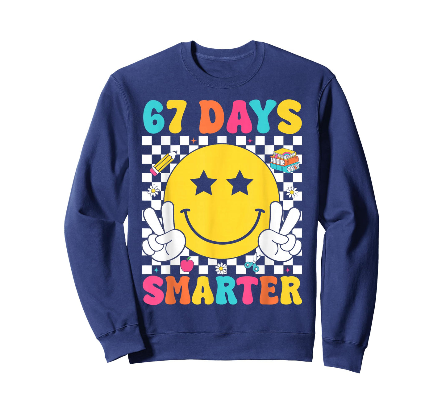 67 Days Smarter 67 Meme 6 7 Numbers Six Seven Teacher Kids T-Shirt