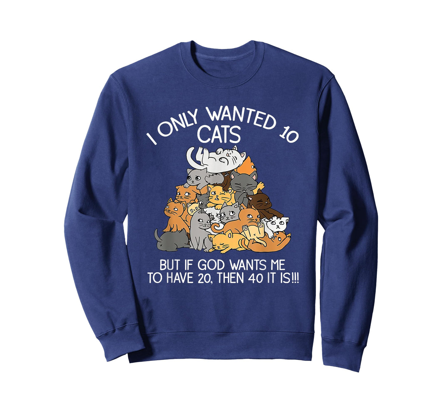I Only Wanted 10 Cats But If God Wants Me To Have 20 T-Shirt