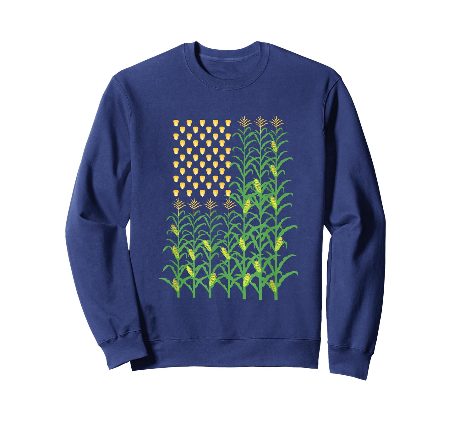 Corn Farmer - American Flag Crop Farmers Farm Farming Gift T-Shirt