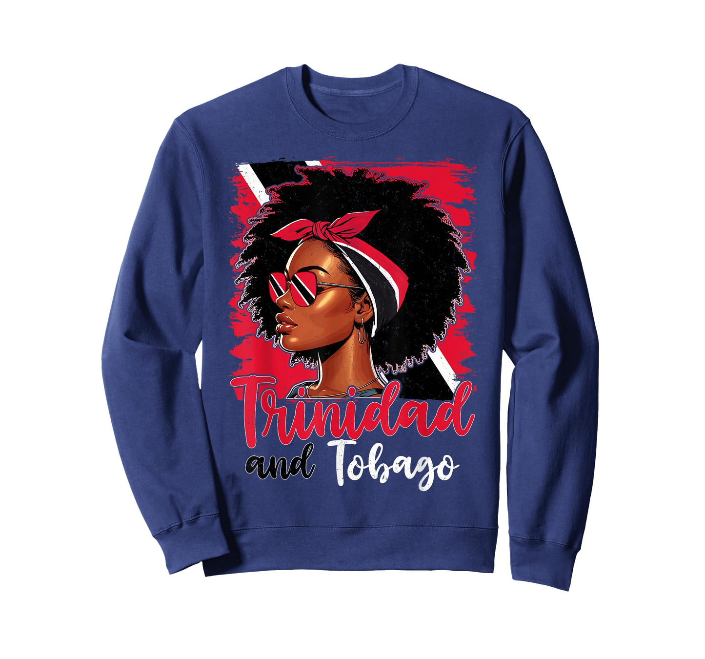 Tobagonian Girl Trinidad Flag Proud Trini Women T-Shirt