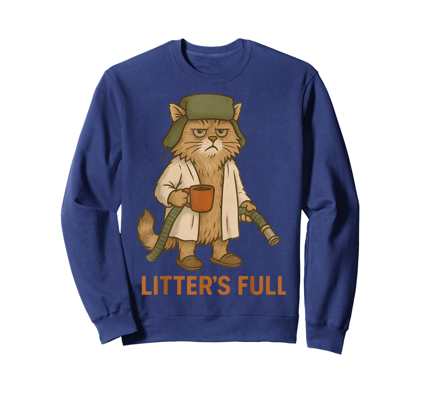 Funny Cat Litter's Full Christmas Cat Xmas Women Men Kids T-Shirt