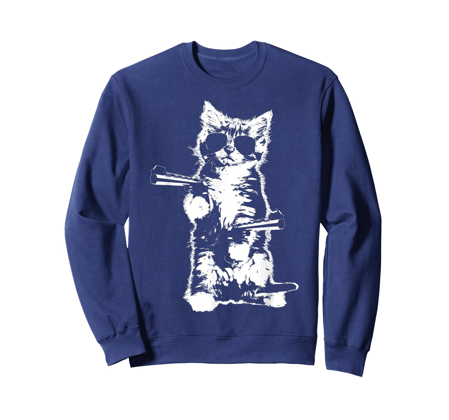 Gun Kitty Funny Cat T-Shirt T-Shirt