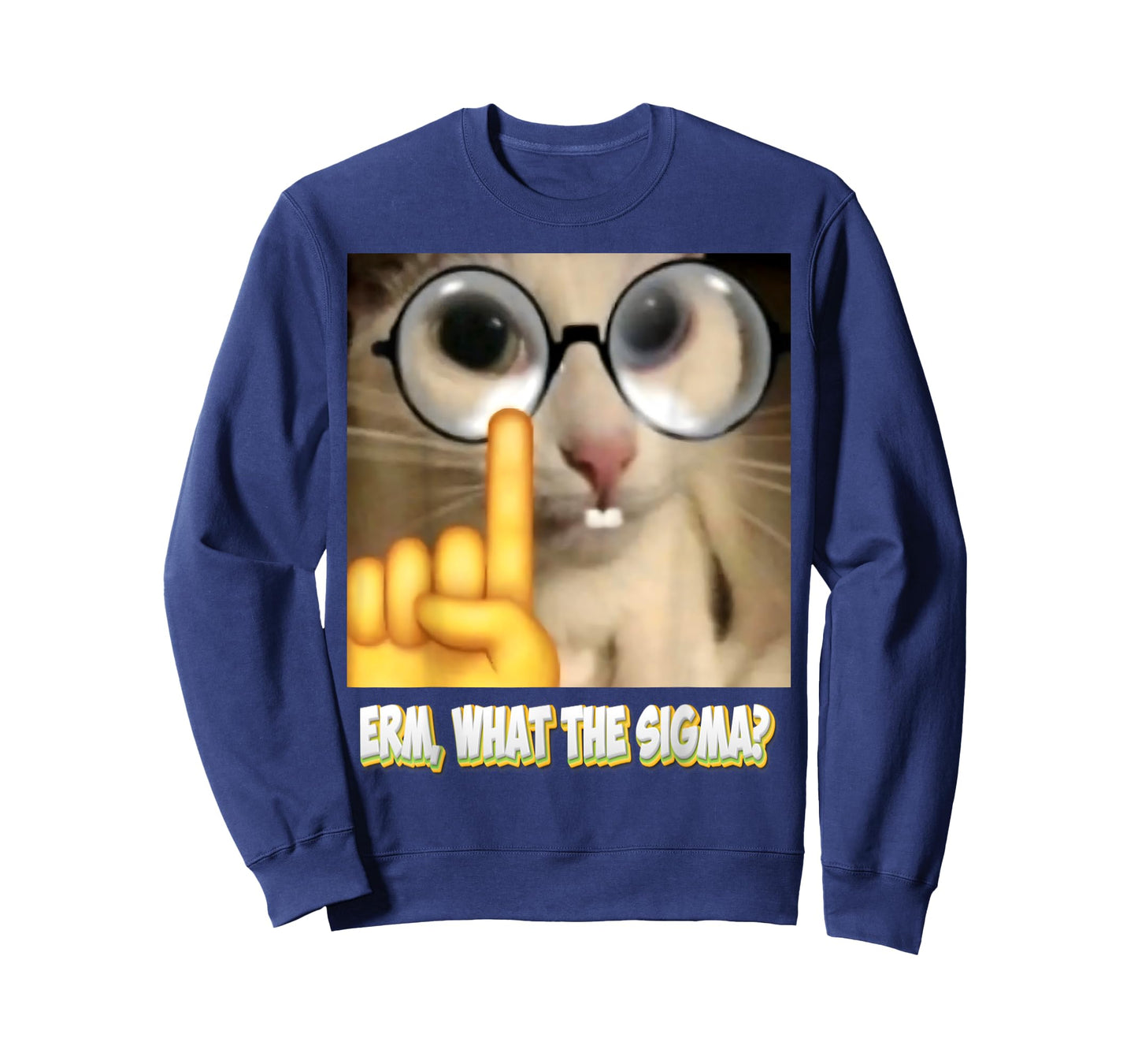 Cat Funny Erm, What the Sigma? Cat Meme Funny T-Shirt for Men Women