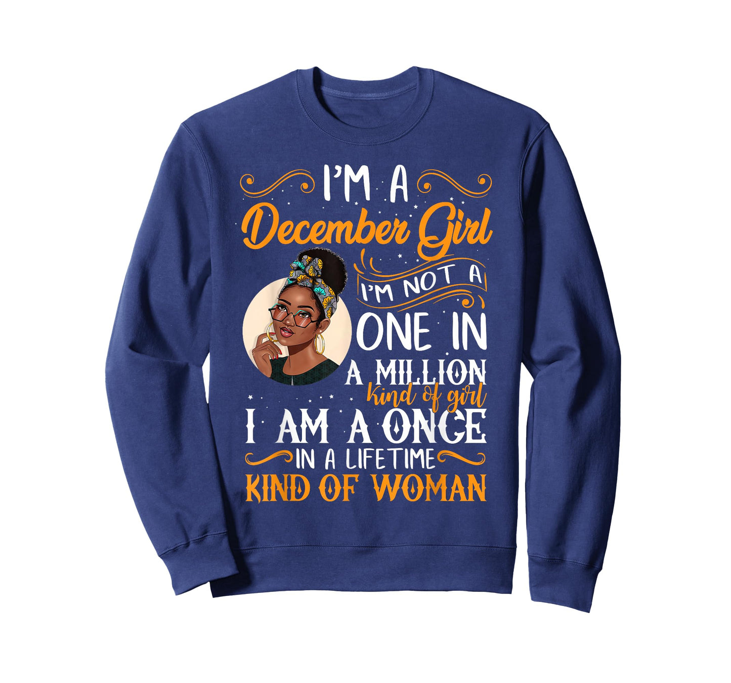 I'm A December Girl Black Women Sagittarius Birthday T-Shirt