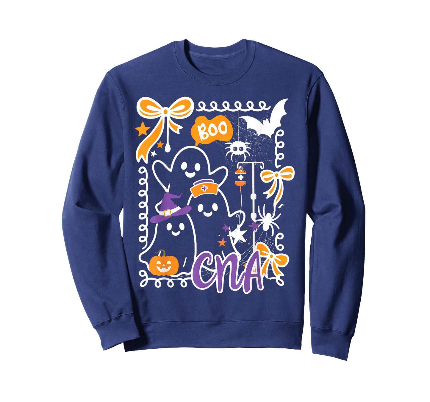 Coquette Halloween CNA Boo Ghost Certified Nursing Assistant T-Shirt
