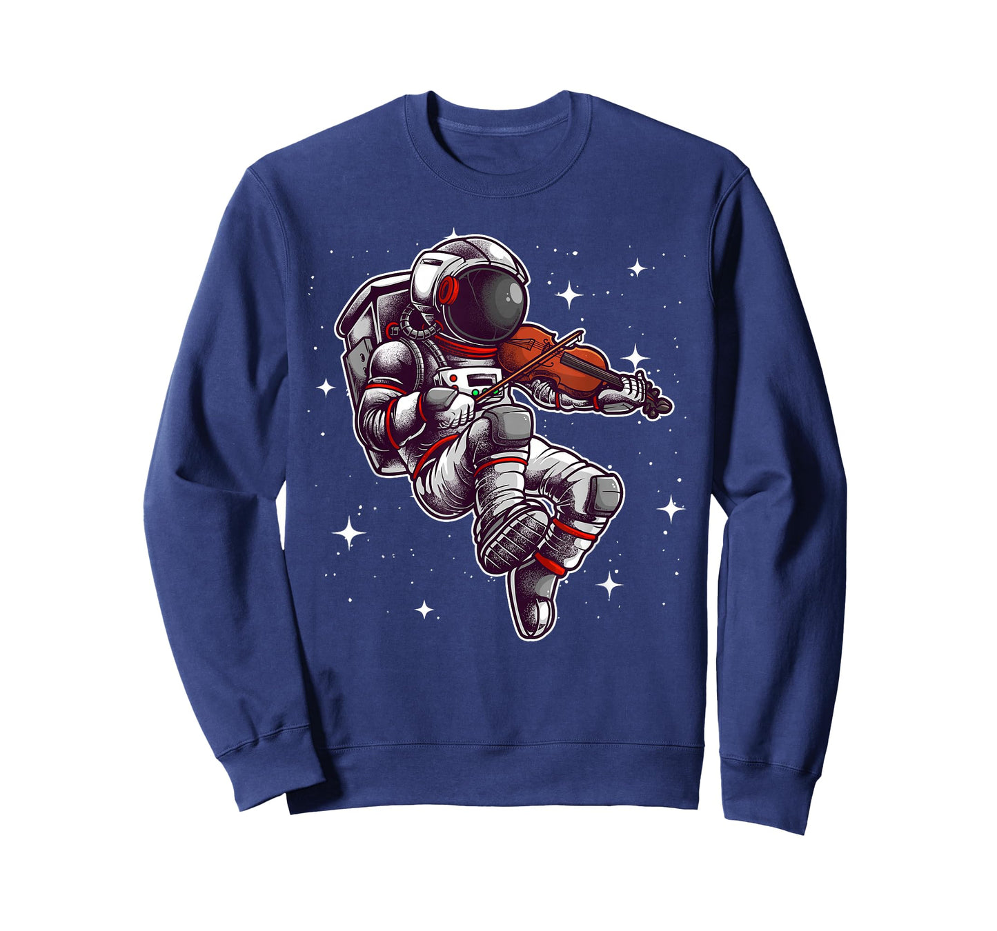 Cool Violin Player Astronaut For Men Women Viola Music Lover T-Shirt