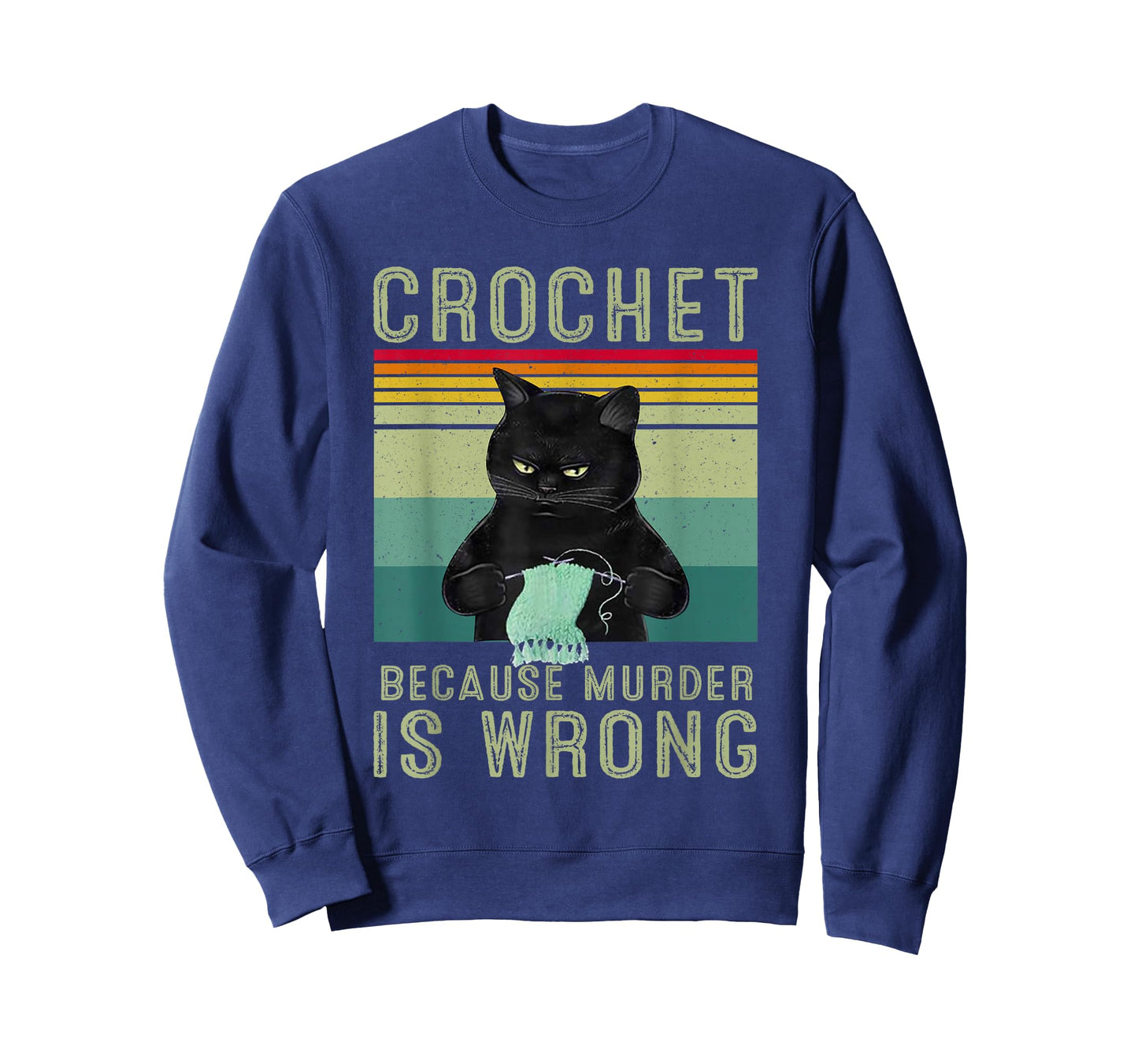 Crochet Because Murder Is Wrong T-Shirt