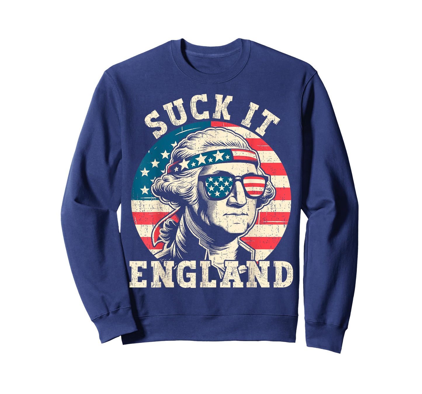 Suck It England Funny 4th of July Men Patriotic Washington T-Shirt