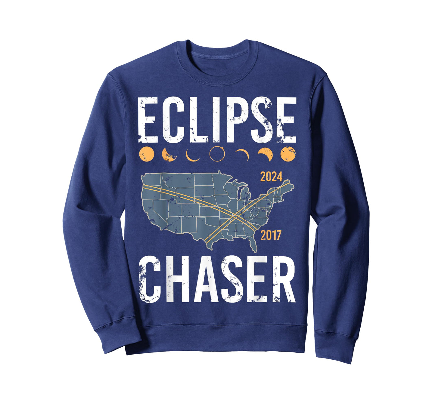 Eclipse Chaser Solar Eclipse Twice In A Lifetime Vintage T-Shirt