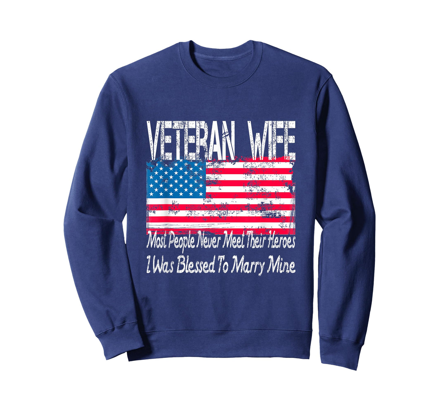 US Military Veteran Wife Blessed to Marry My Hero T-Shirt