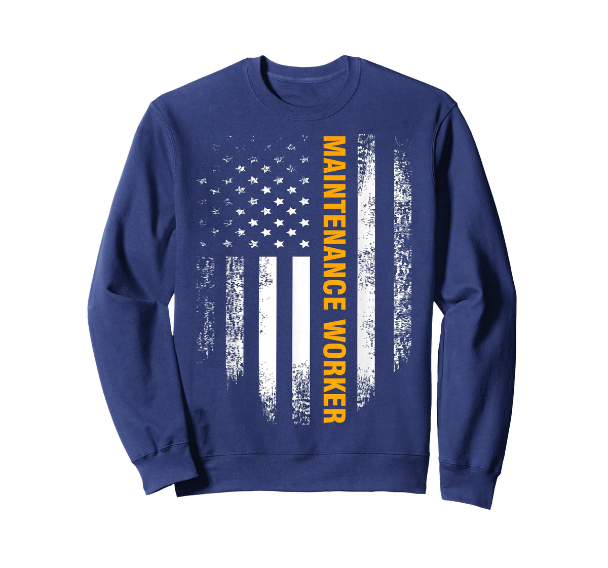 Vintage American USA Flag Maintenance Worker T-Shirt Gift T-Shirt