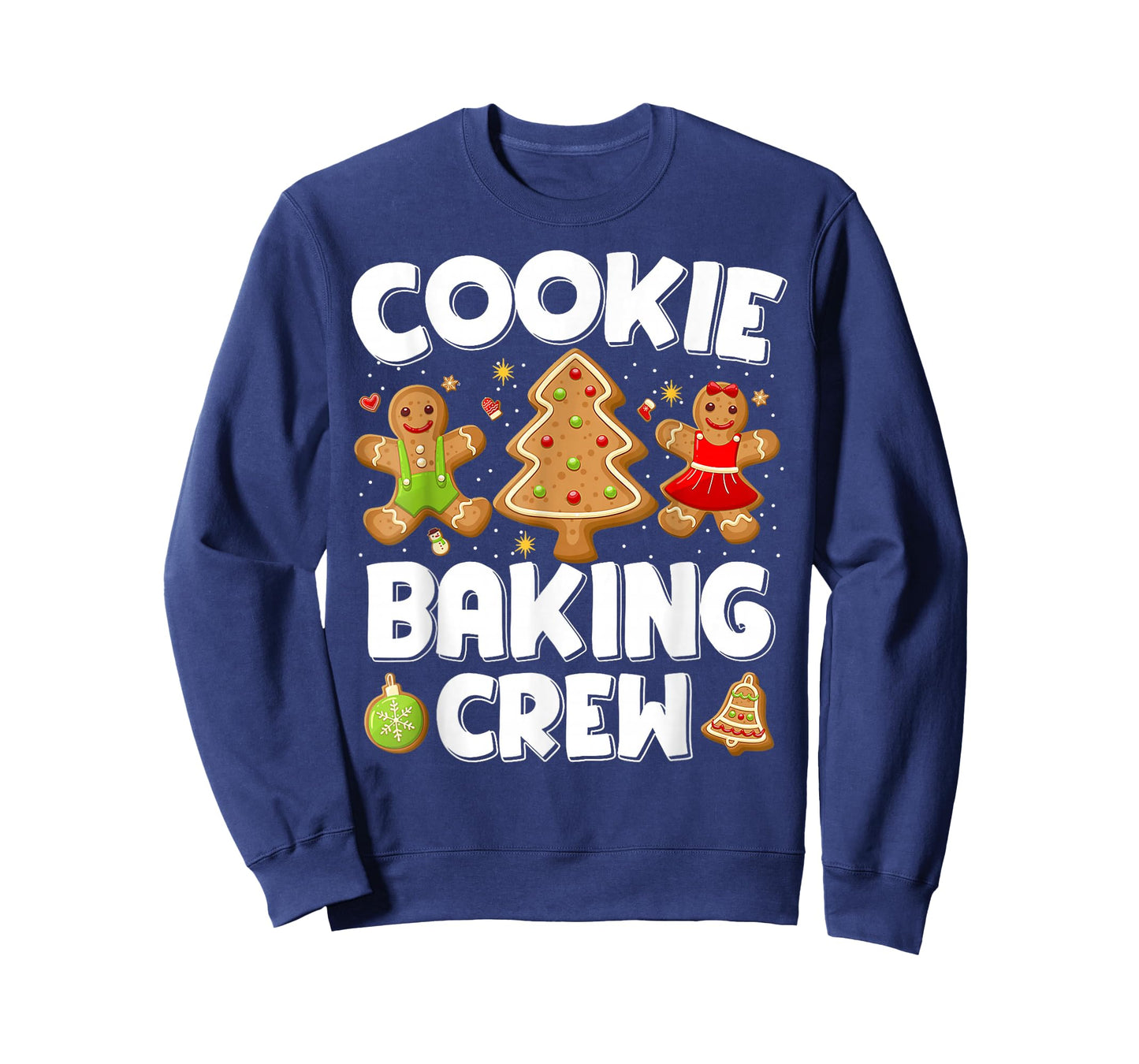 Cookie Baking Crew Christmas Gingerbread Team Squad Family T-Shirt