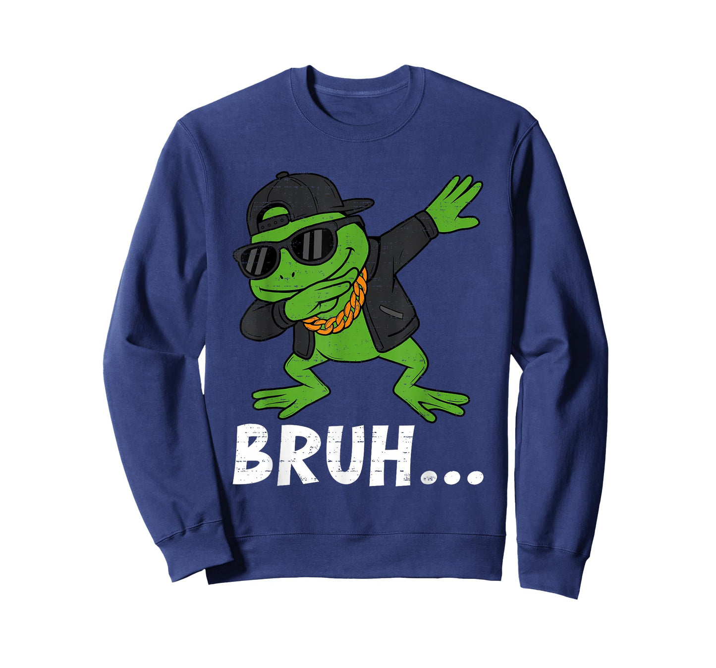 Funny Dabbing Frog Bruh Bro Dab Meme Humor Men Teens Boys T-Shirt