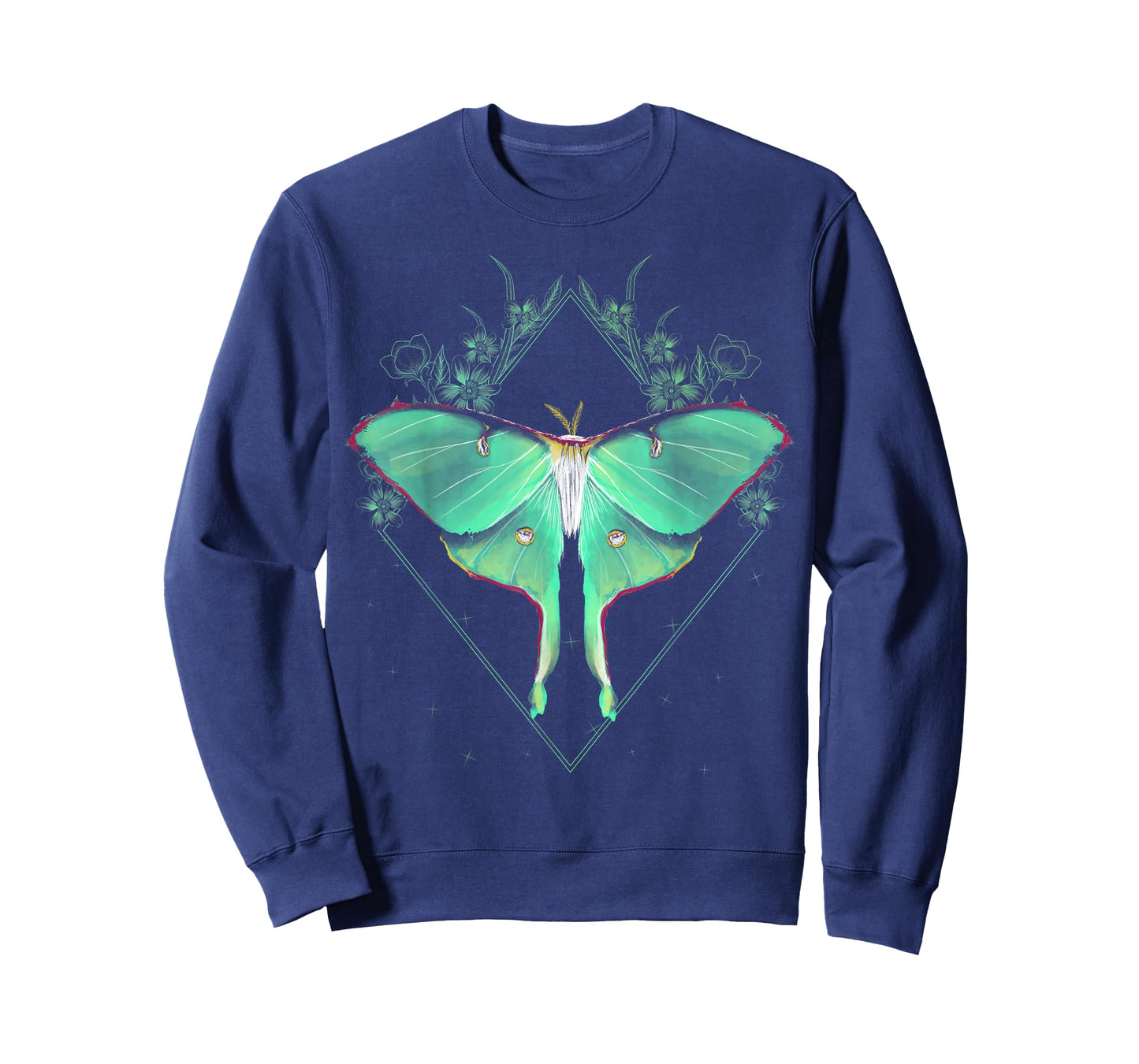 Cute Luna Moth Beautiful Butterfly Insect Lover Themed T-Shirt Small