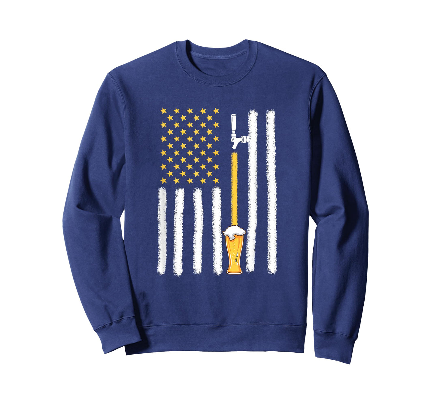 Craft Beer American Flag USA 4th July Brewery T-Shirt