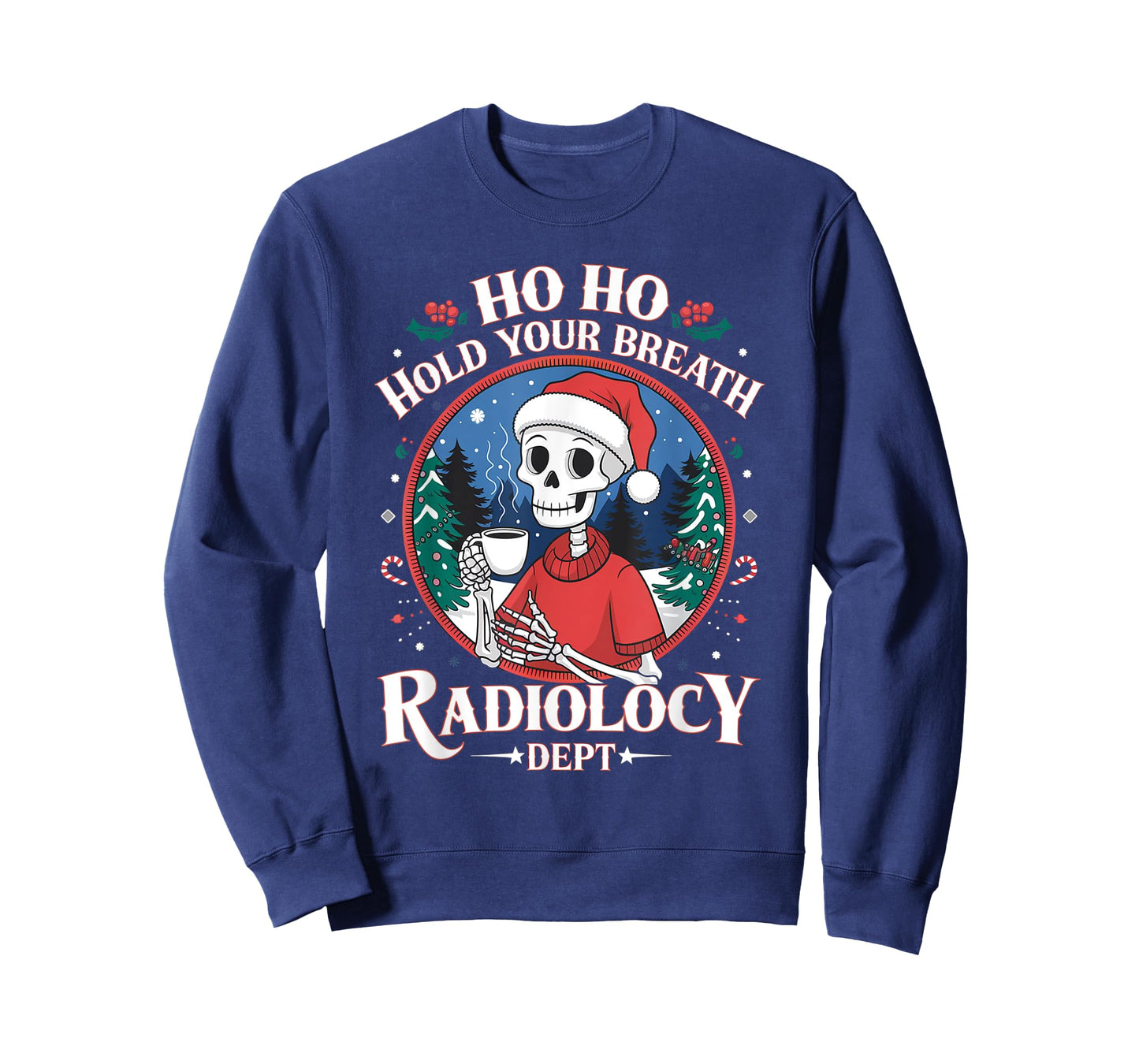 Christmas Radiology Tech Skeleton Xray Tech CT MRI Women T-Shirt